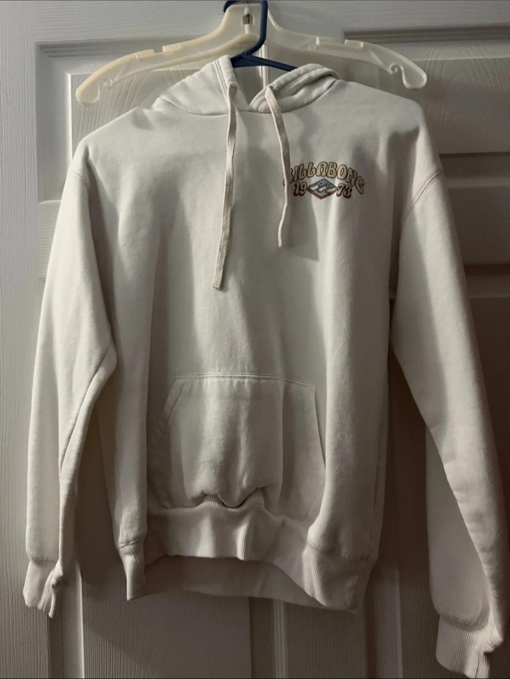 Billabong Cream Crewneck Hoodie with Subtle Logo - Picture 1 of 3